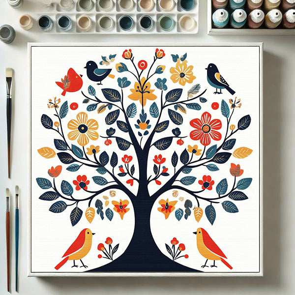 Skeletal Serenades Malen nach Zahlen Nr. 32