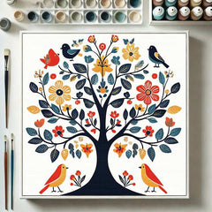 Skeletal Serenades Malen nach Zahlen Nr. 32