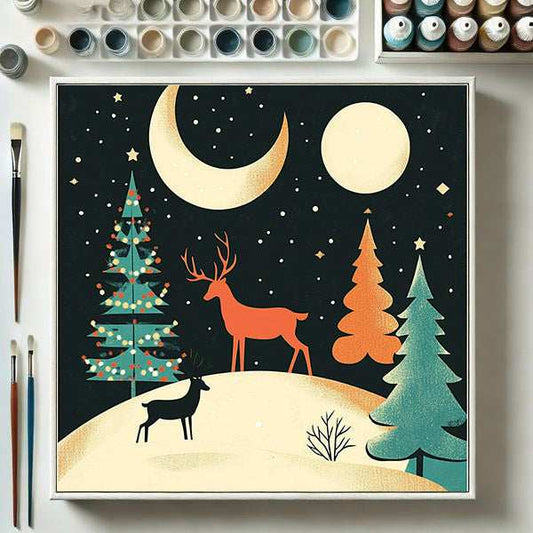 "Home for Christmas" Paint by Number Kit #23