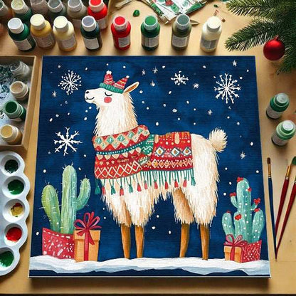 "Home for Christmas" Paint by Number Kit #01