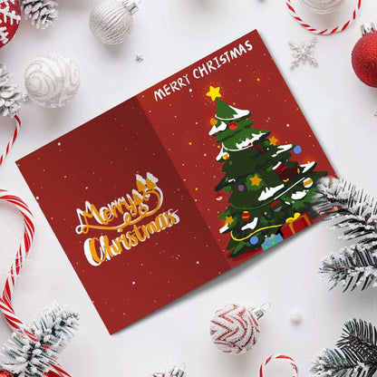 Christmas card-6Pcs Series-03 | Paint by Numbers(25.8cm*18cm)