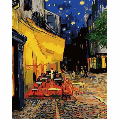 Alfresco Café at Night - Vincent van Gogh - ColourCrash