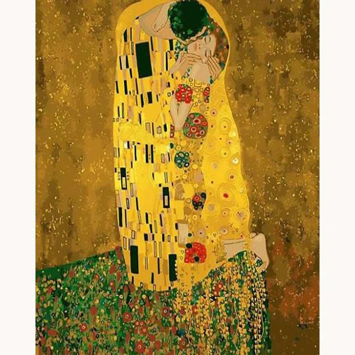 The Kiss - Gustav Klimt - ColourCrash