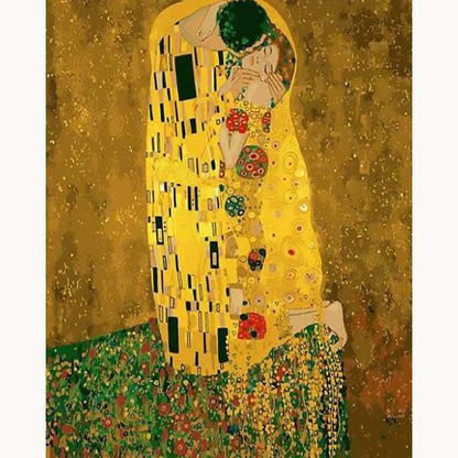 The Kiss - Gustav Klimt - ColourCrash