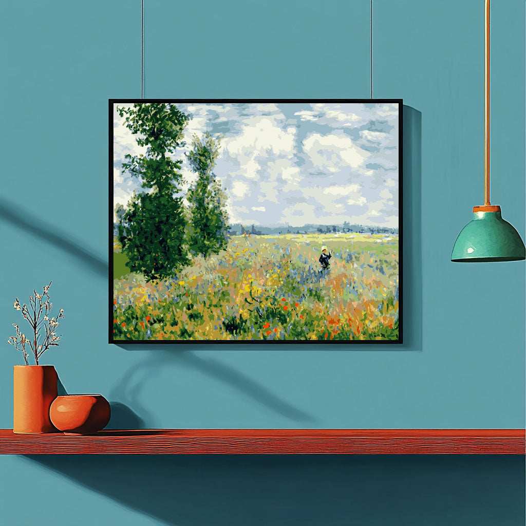 Monet-Poppy Field - ColourCrash