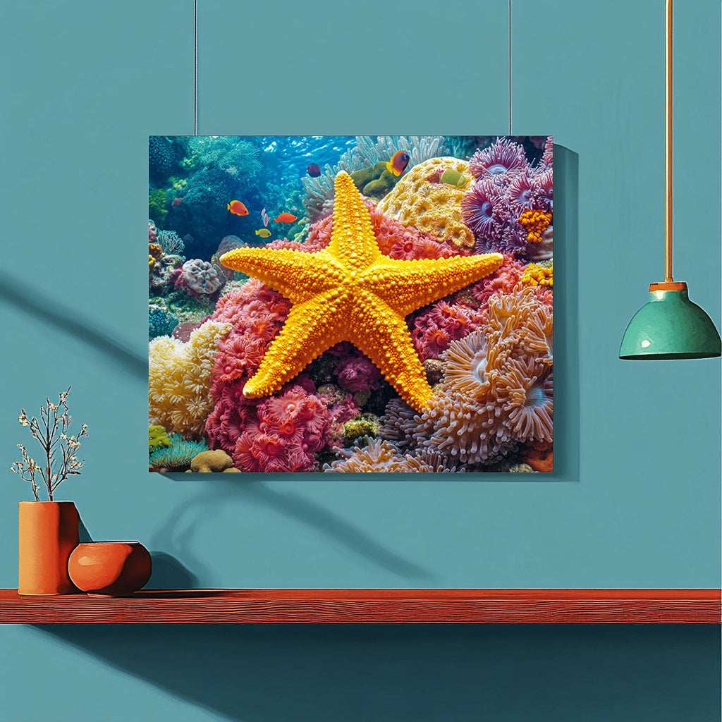 Starfish on a Coral Reef - ColourCrash