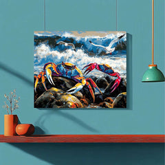 Crabs on a Rocky Shore - ColourCrash