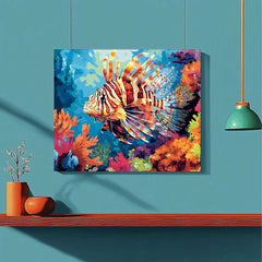 Lionfish and Coral - ColourCrash