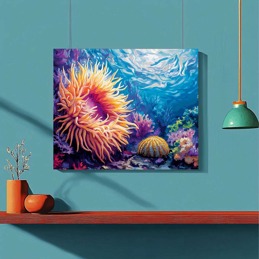 Sea Anemone and Sea Urchin - ColourCrash