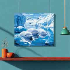 Beluga Whales in Arctic Waters* - ColourCrash