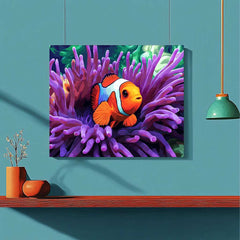 Clownfish in an Anemone - ColourCrash