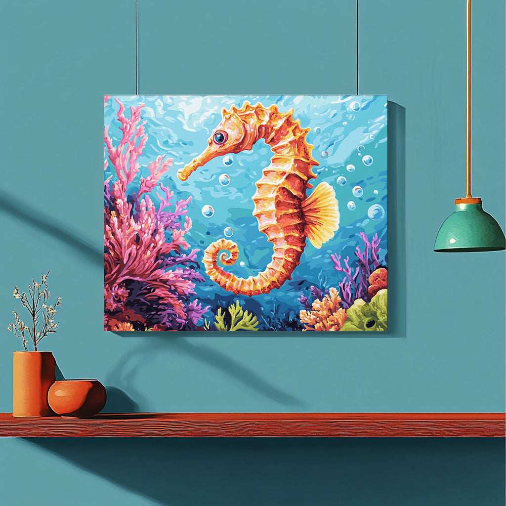 Seahorse Among Sea Fans - ColourCrash