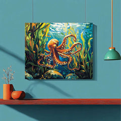 Octopus in a Kelp Forest - ColourCrash