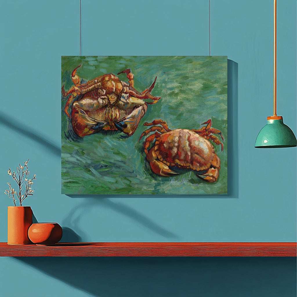 Two Crabs by Vincent Van Gogh - ColourCrash