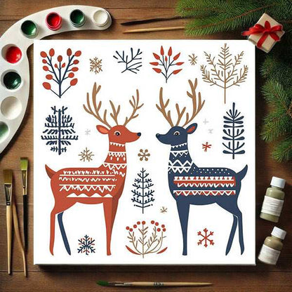 "Home for Christmas" Paint by Number Kit #24