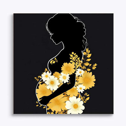 Maternity Flower Woman Paint by Numbers #16