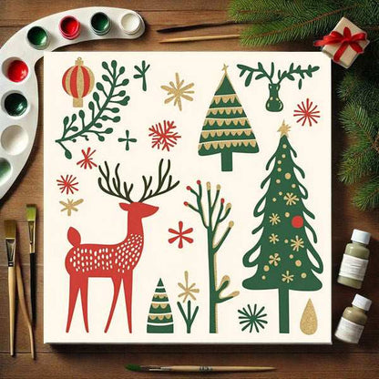 "Home for Christmas" Paint by Number Kit #16