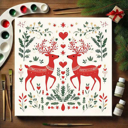 "Home for Christmas" Paint by Number Kit #07