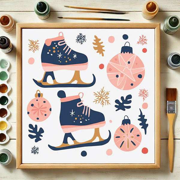 Weihnachtsschneelandschaft #35