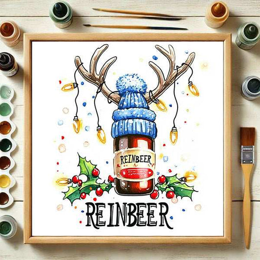 "Home for Christmas" Paint by Number Kit #09