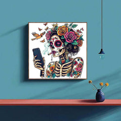 Skeletal Serenades Paint by Numbers #23