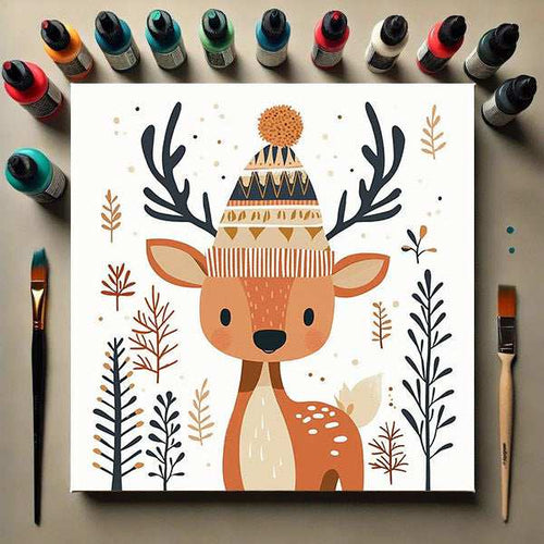 "Home for Christmas" Paint by Number Kit #14