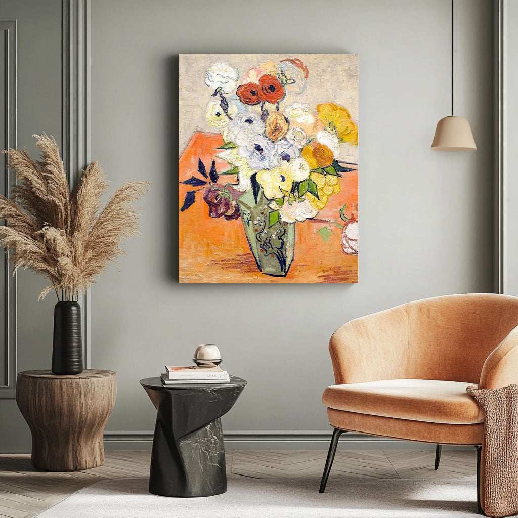 Roses and Anemones - Paint by Numbers - ColourCrash