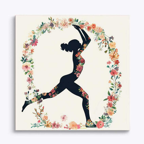 Yoga Flower Woman Paint by Numbers #17