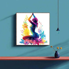 Yoga Flower Woman Paint by Numbers #04