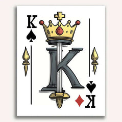 Mystic Poker Paint by Numbers #23