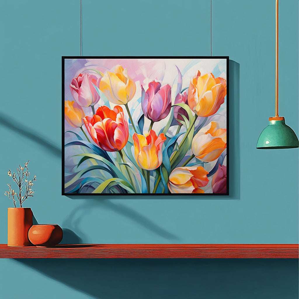 Colorful Tulip Bouquet - ColourCrash