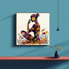 Yoga Flower Woman Paint by Numbers #10