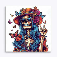 Skeletal Serenades Paint by Numbers #11