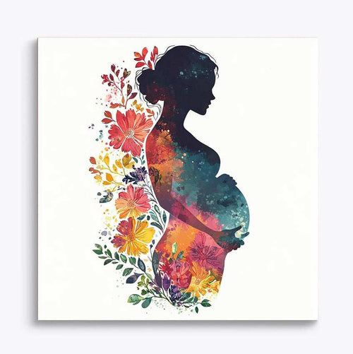 Maternity Flower Woman Paint by Numbers #03