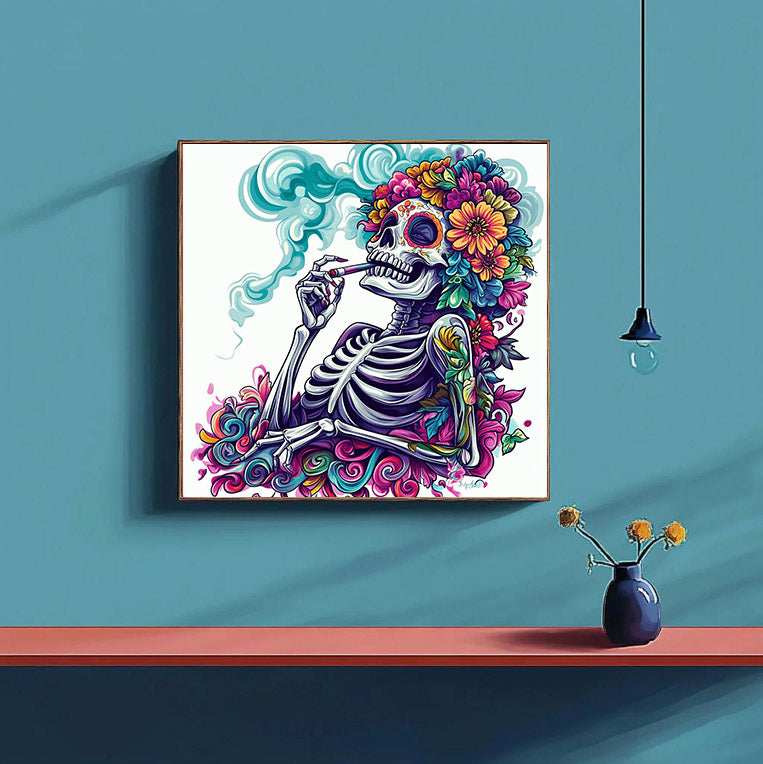 Skeletal Serenades Paint by Numbers #12