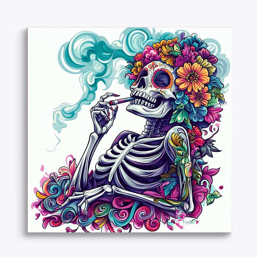 Skeletal Serenades Paint by Numbers #12