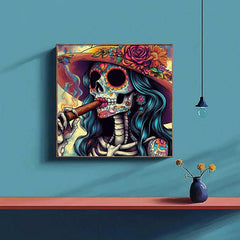 Skeletal Serenades Paint by Numbers #13