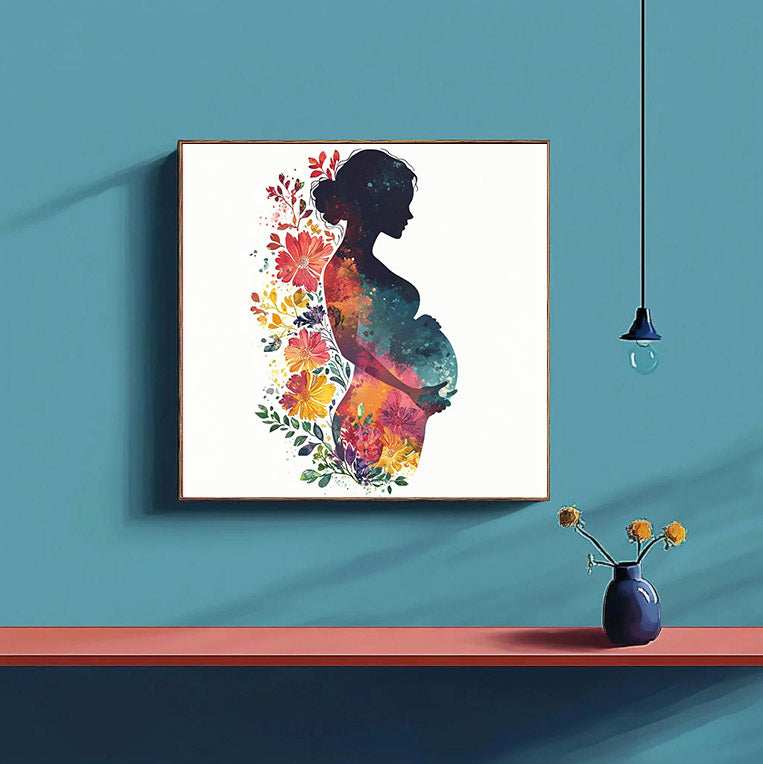 Maternity Flower Woman Paint by Numbers #03