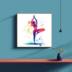 Yoga Flower Woman Paint by Numbers #22