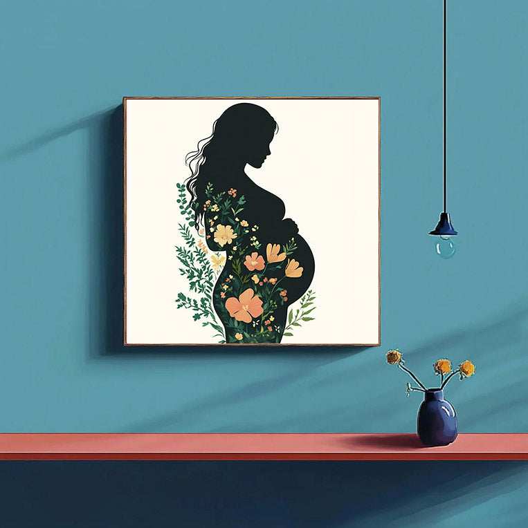 Maternity Flower Woman Paint by Numbers #04