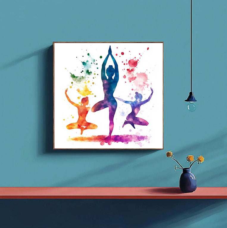 Yoga Flower Woman Paint by Numbers #26