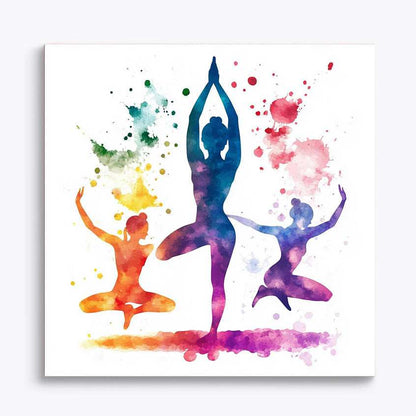 Yoga Flower Woman Paint by Numbers #26