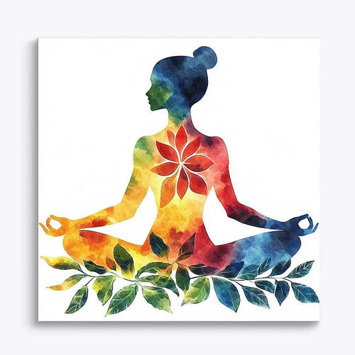 Yoga Flower Woman Paint by Numbers #27