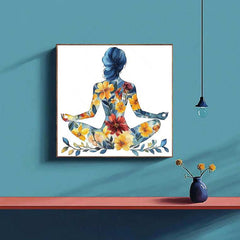 Yoga Flower Woman Paint by Numbers #28