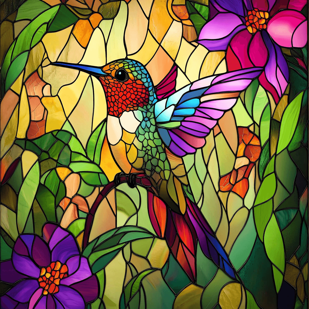 Abstract Colorful Landscape Paint by Numbers #46