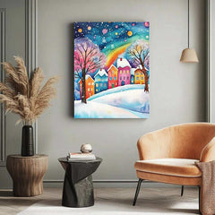 Weihnachtsberg-Schneelandschaft Nr. 12