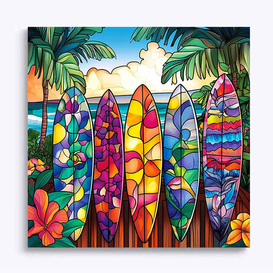 Colorful Surfboards