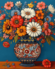 Floral Vase Composition