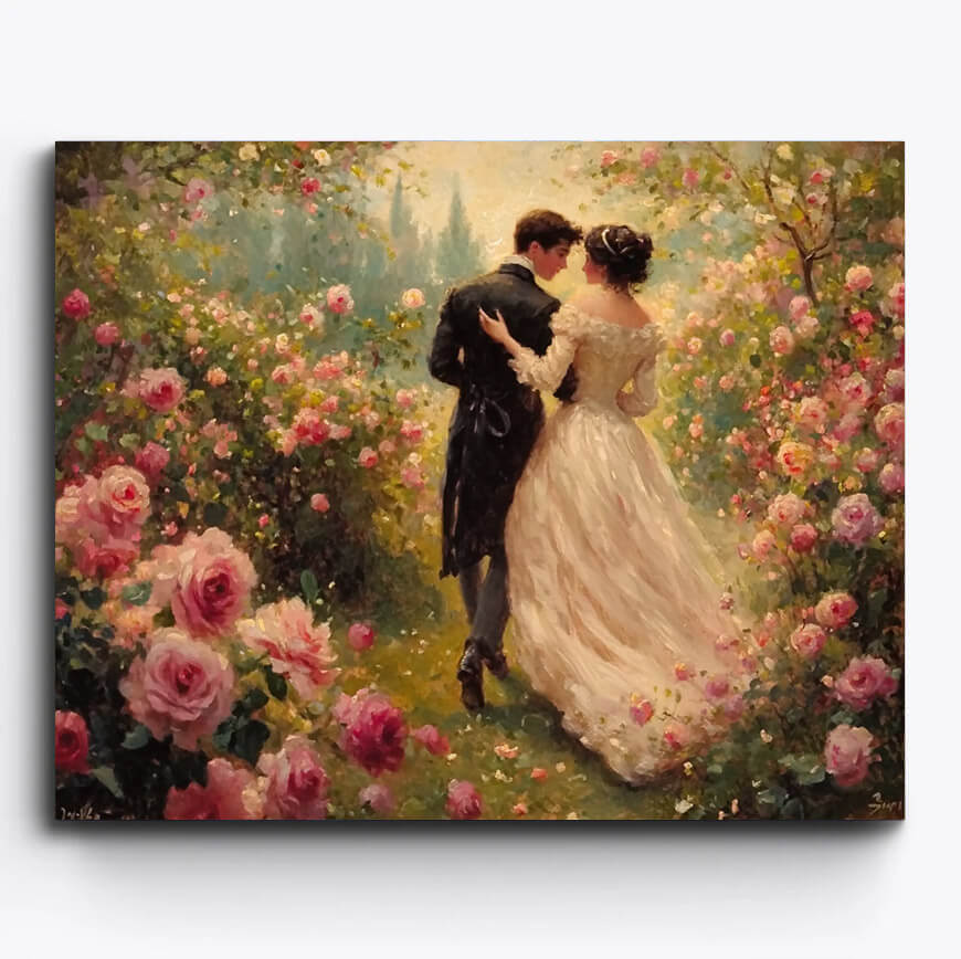 Park Flower Sea Couple