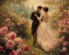 Park Flower Sea Couple